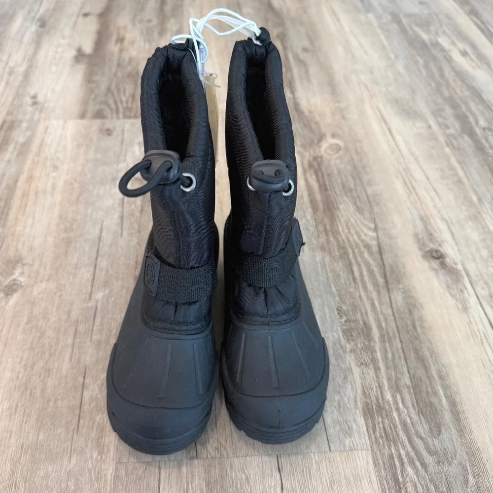 NWT Northside Kids Frosty Black Winter Snow Boots Thermolite Insulated Size‎ 10